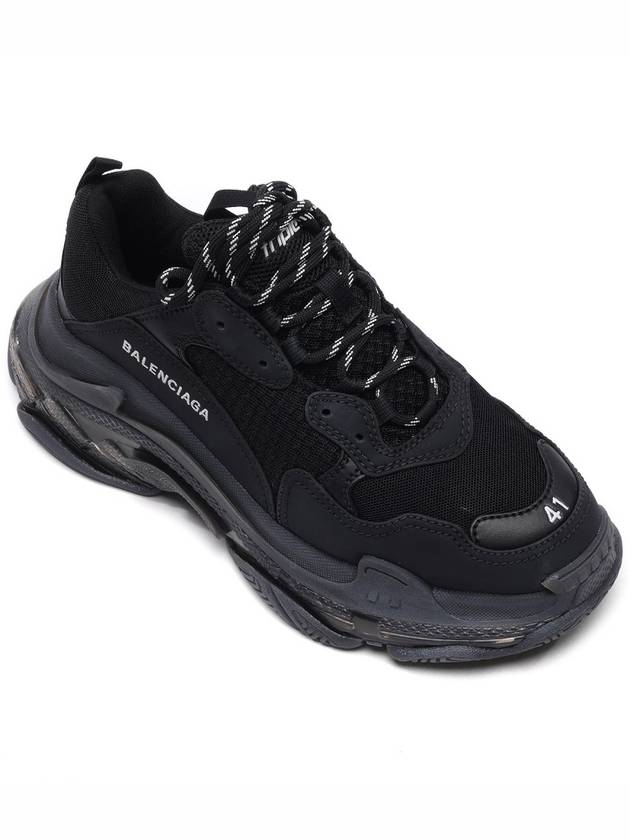 Luxury Balenciaga Trending 2025 Triple S Sneakers Clear Sole Black
