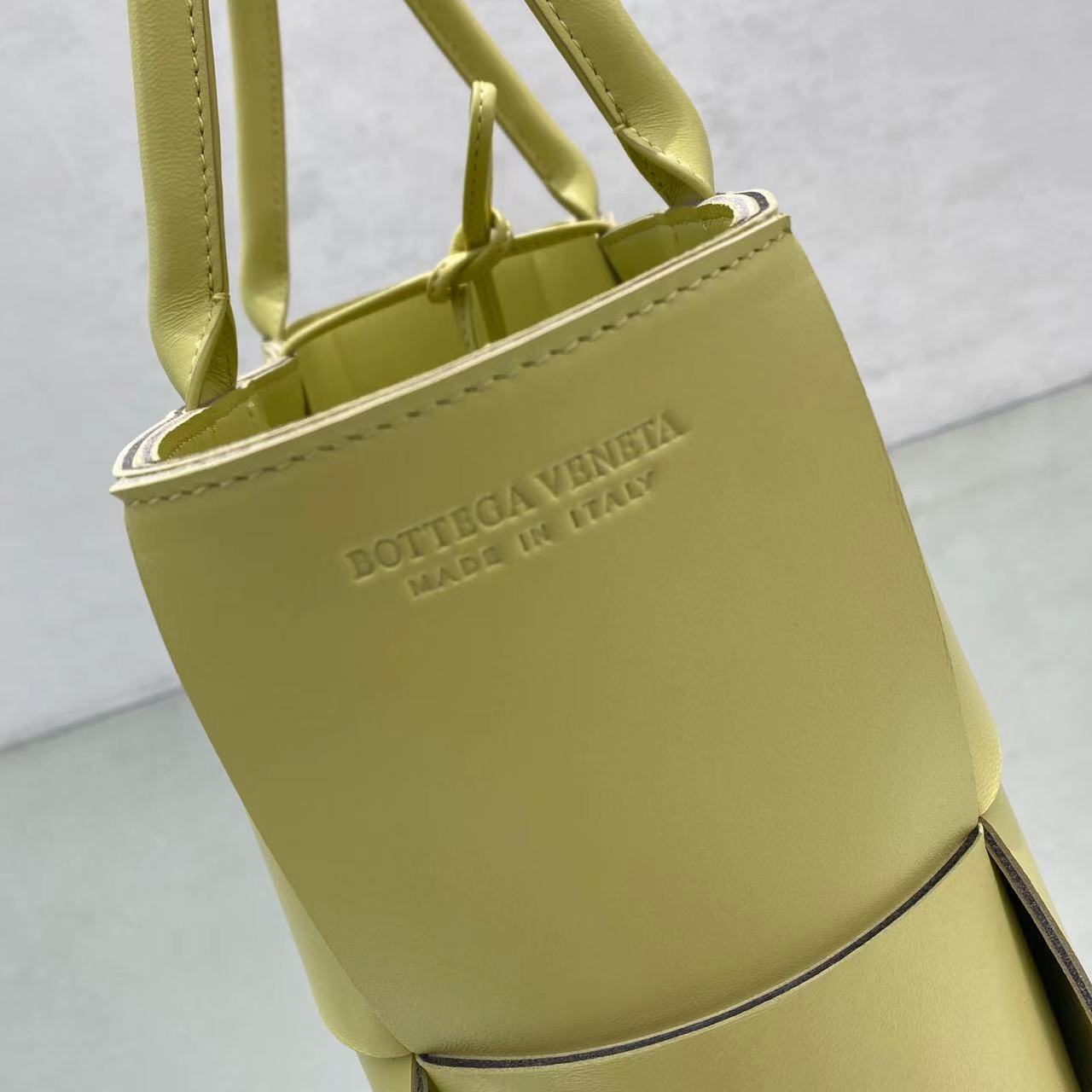 Top Quality Small Arco Tote Bag Yellow, For Women, Bags 14.2in/36cm