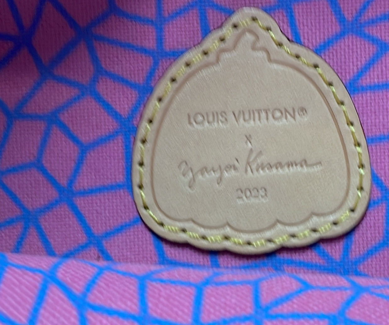 Louis Vuitton Neverfull NM Tote Yayoi Kusama Pumpkins Monogram Canvas MM