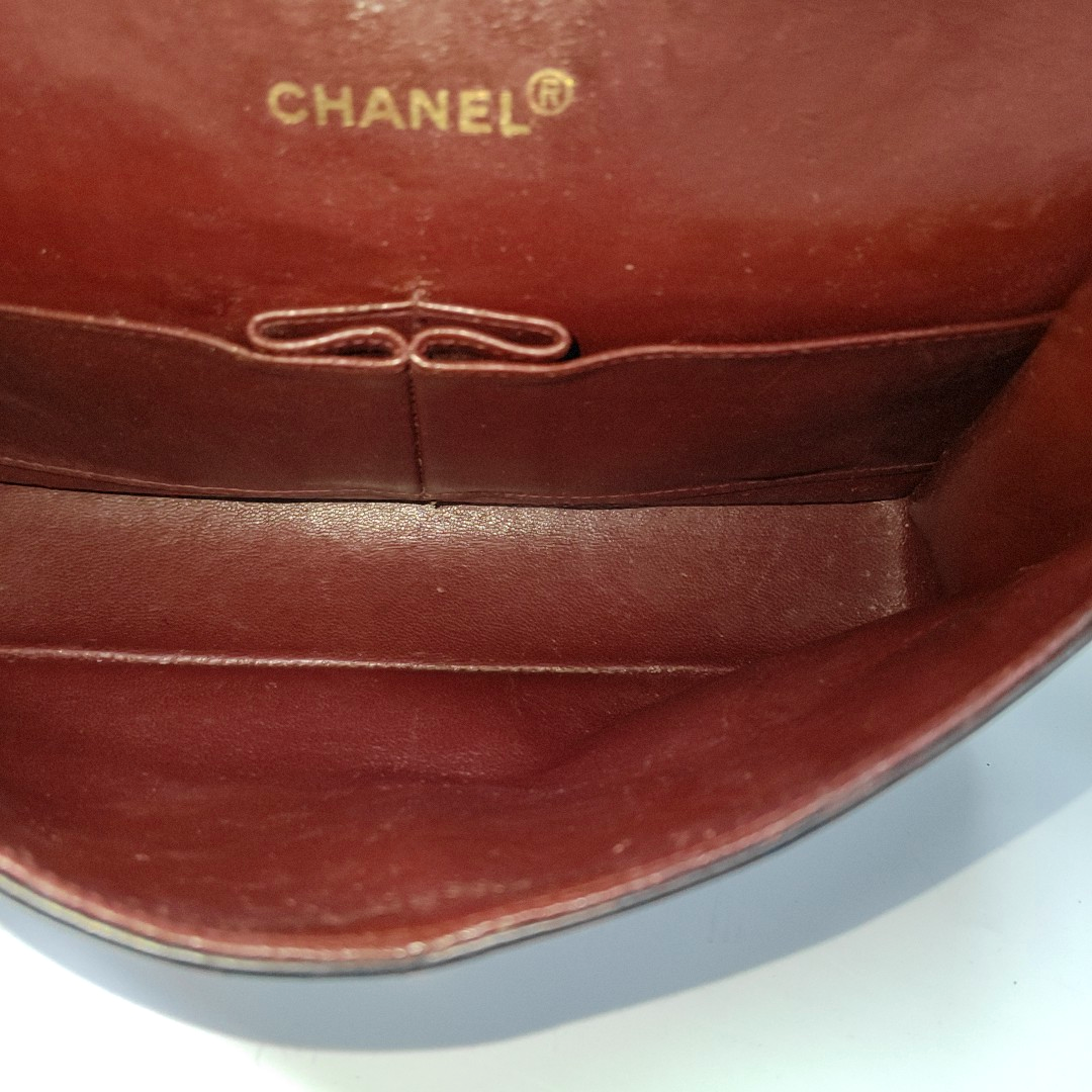 Chanel Classic Flap Black Lambskin Leather with 24k Gold Hardware, 1989-1991