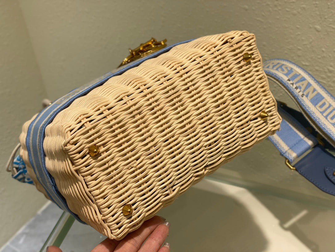 Top Quality Mini Lady Bag Blue, For Women, Womens Handbags 17cm/6.5in CD M0505OMVD_M808