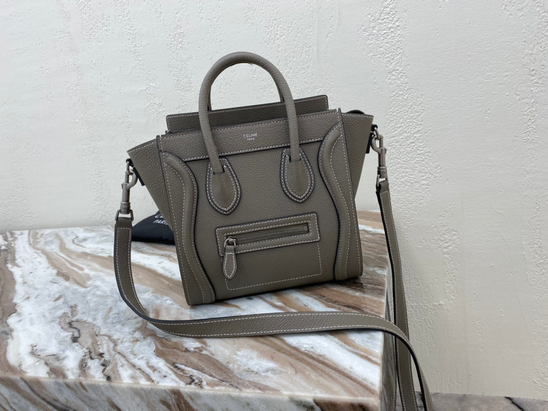 Top Quality Nano LuGucciage Bag In Drummed Light PiNike For Women 8in/20cmÂ