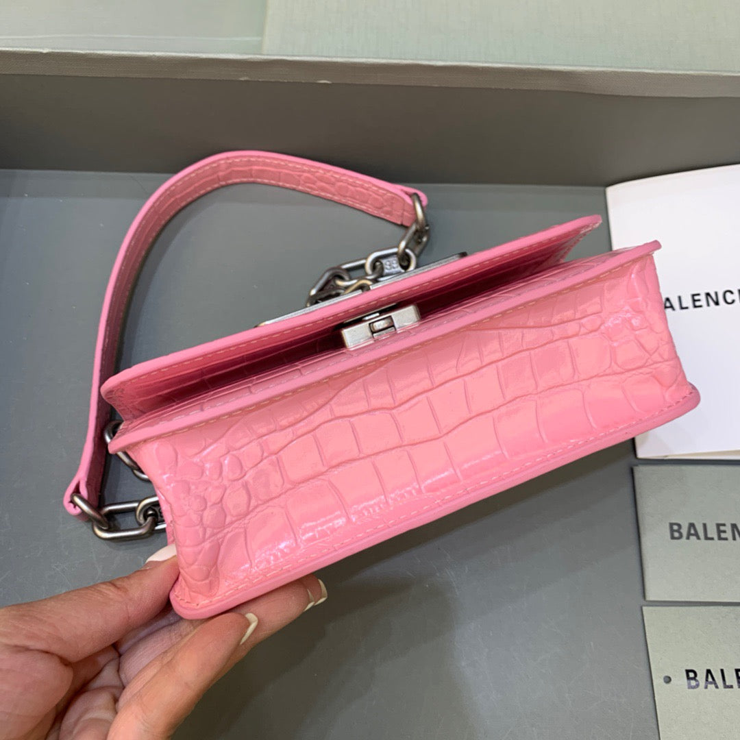 Top Quality Gossip Small On Chain Shoulder Bag Pink, For Women, Bags 7.4in/19cm