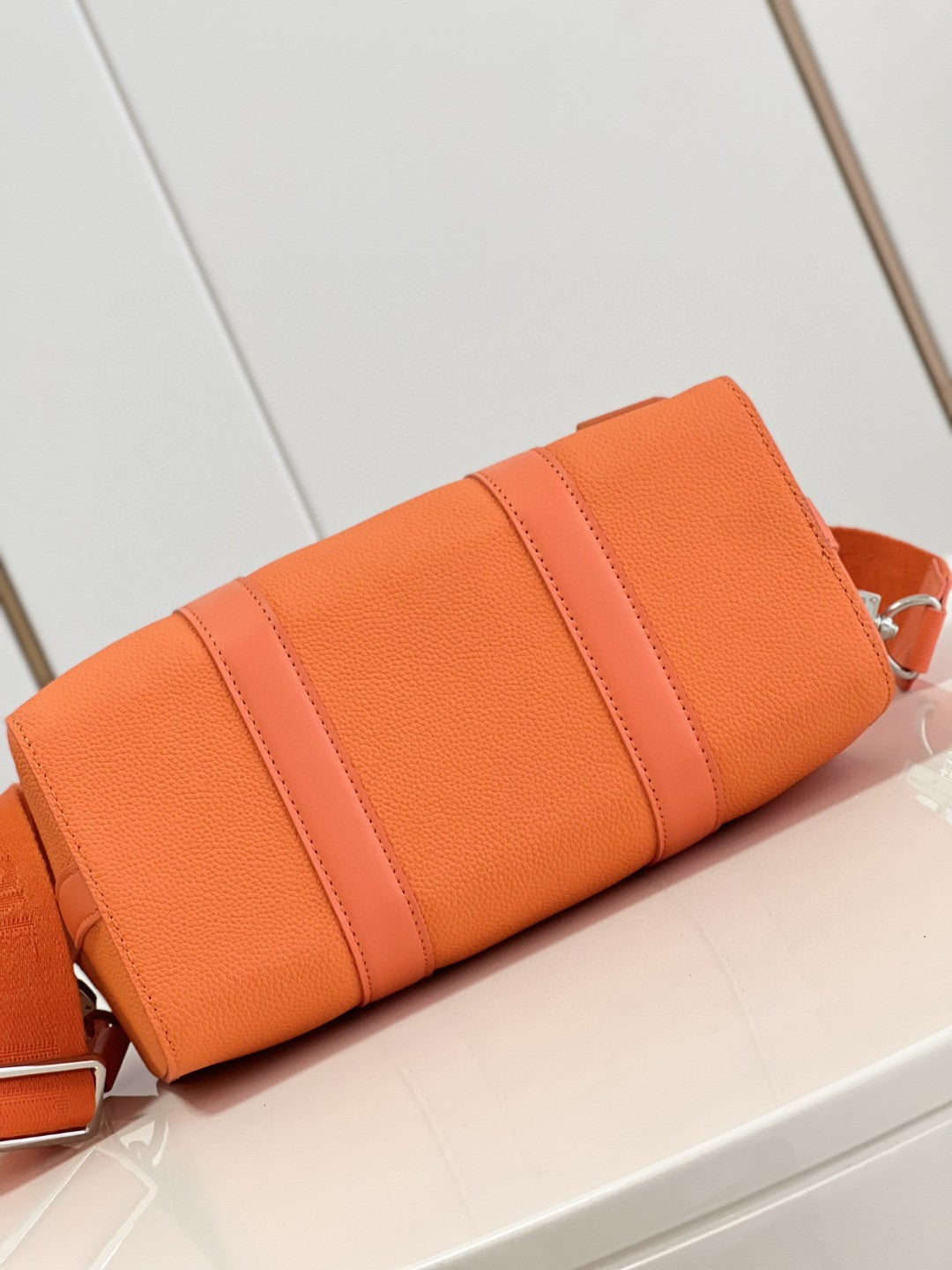Top Quality City Keepall Aerogram Orange For Men, Bags, Shoulder And Crossbody Bags 10.6in/27cm Top Quality