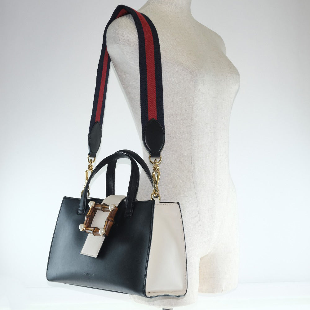 Gucci Nimfair Black Pony-Style Calfskin Handbag ( )