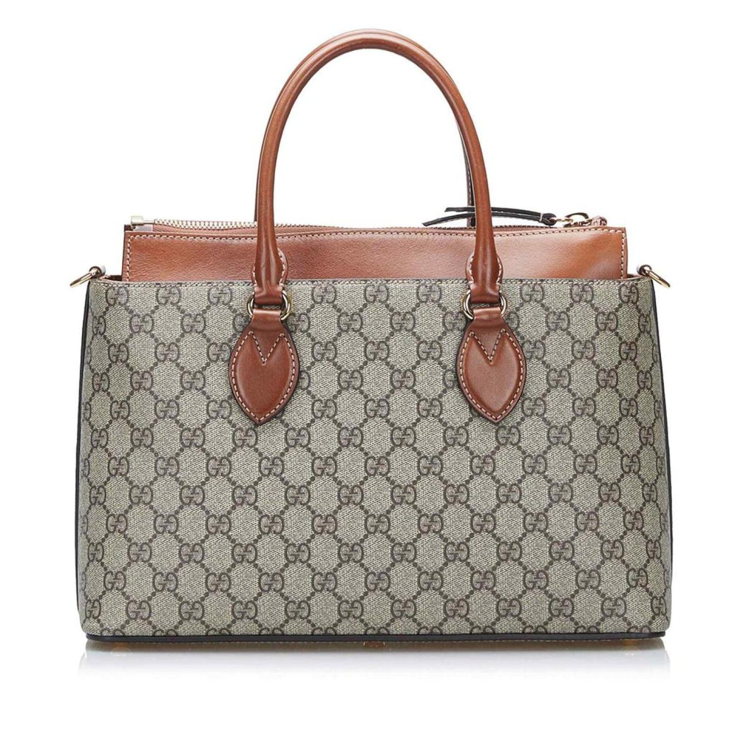 Gucci GG Supreme Linea A Zip Satchel