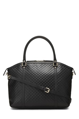 Gucci, Black Microguccissima Nice Dome Bag Large, Black