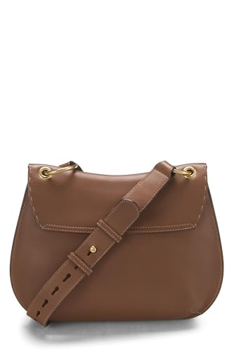 Gucci, Brown Leather GG Animalier Marmont Shoulder Bag, Brown