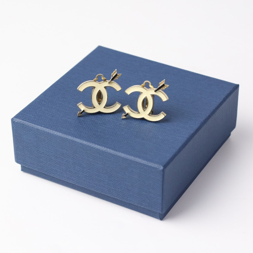 Chanel Coco Mark Arrow Earrings