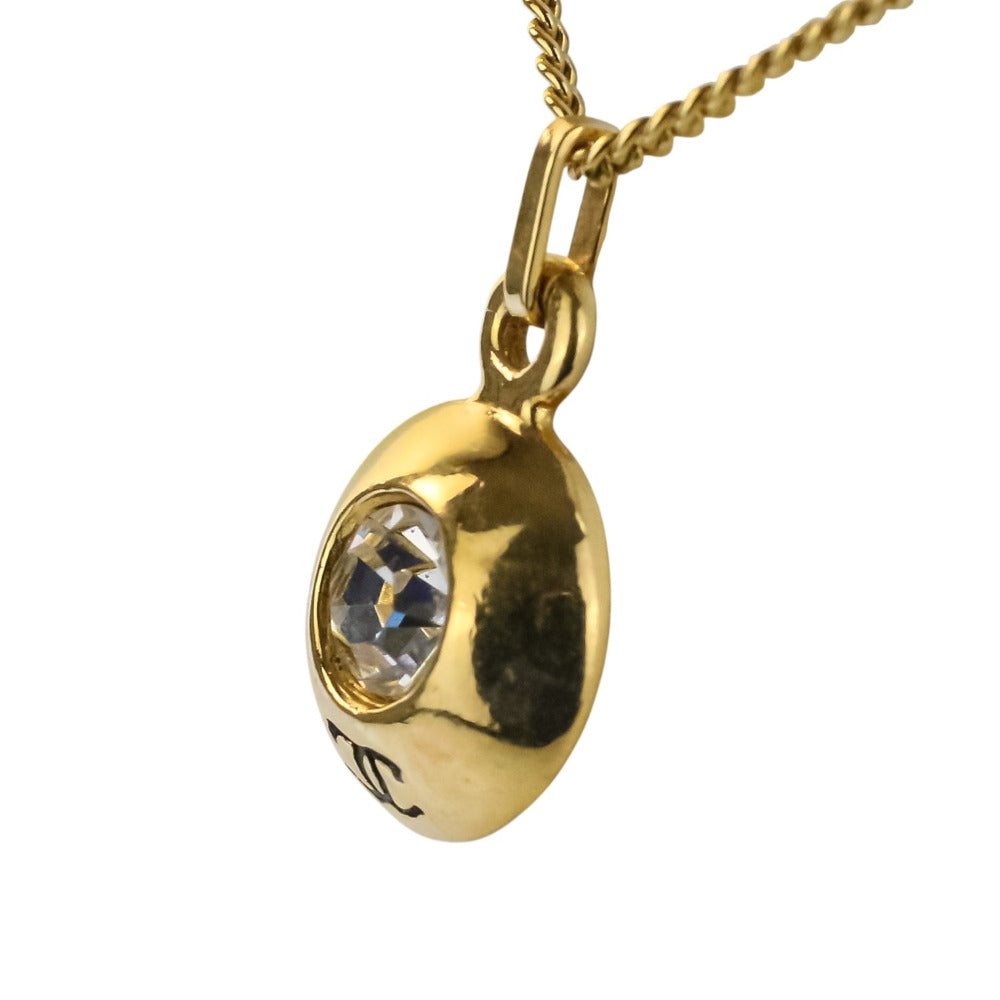 Chanel Coco Mark Crystal Necklace