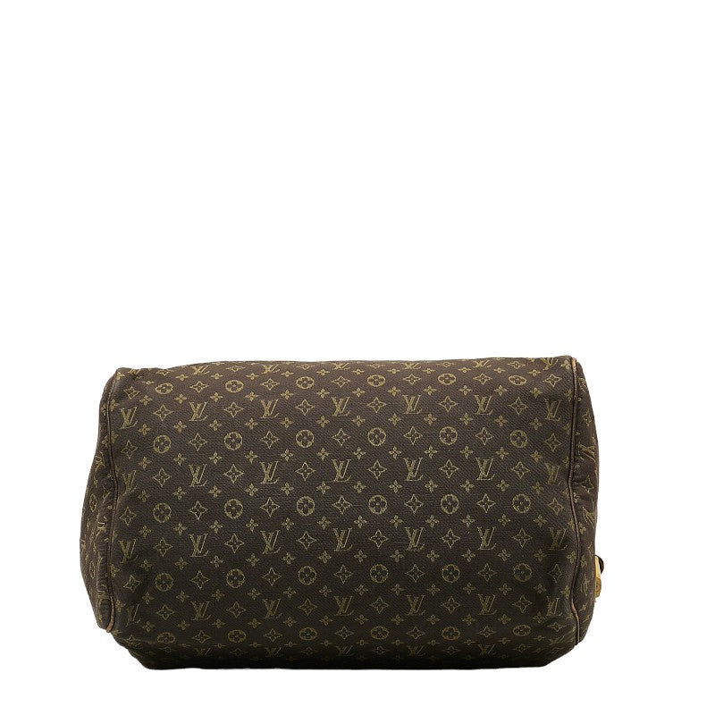 Louis Vuitton Louis Vuitton Monogram Miniature M95224 Handbag Linen/Leather Brown