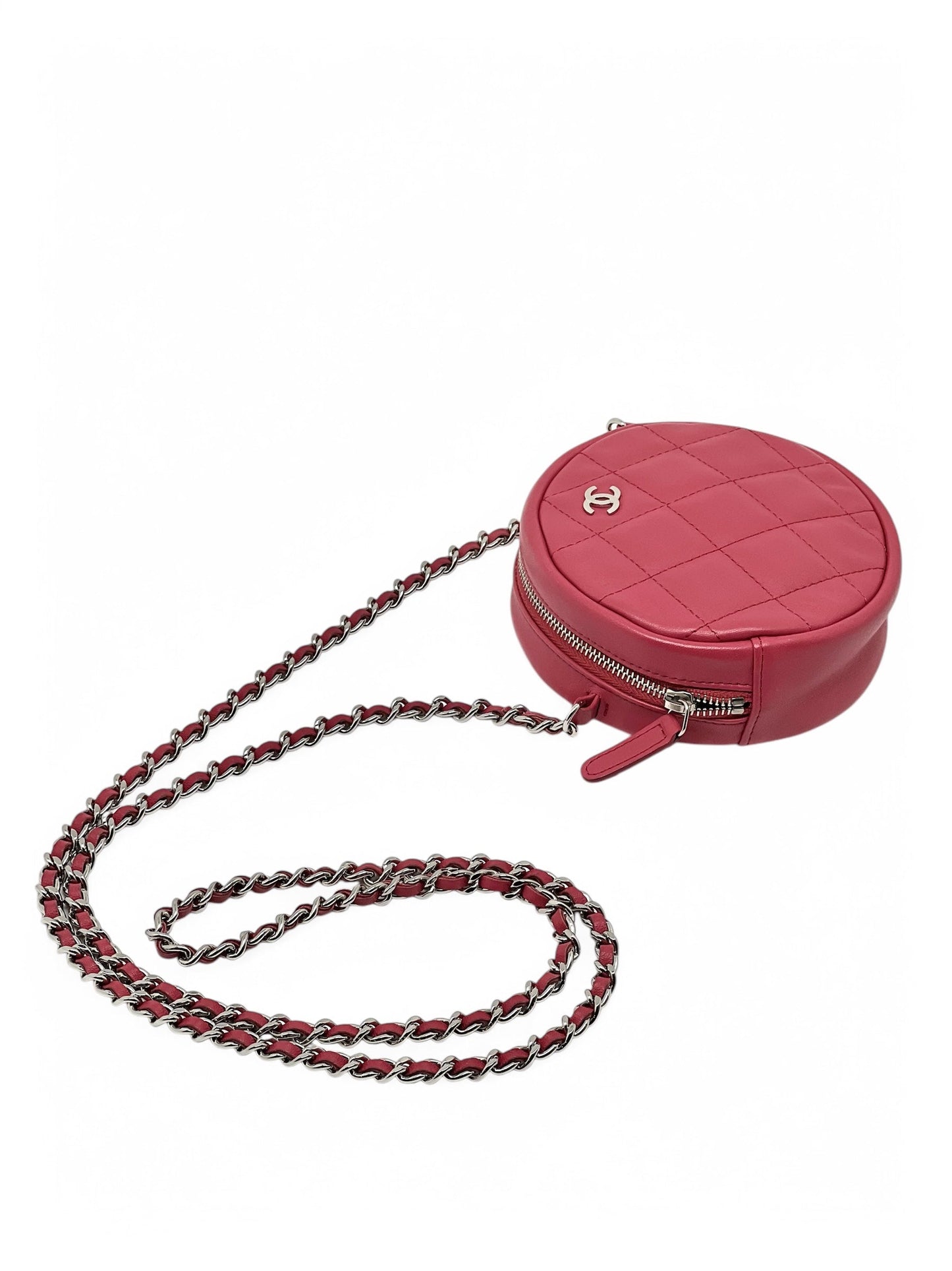 Chanel - Sac Round on chain rose