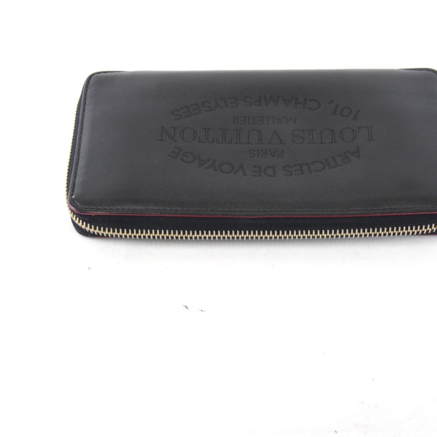 Louis Vuitton Leather Long Wallet (Bi-Fold)