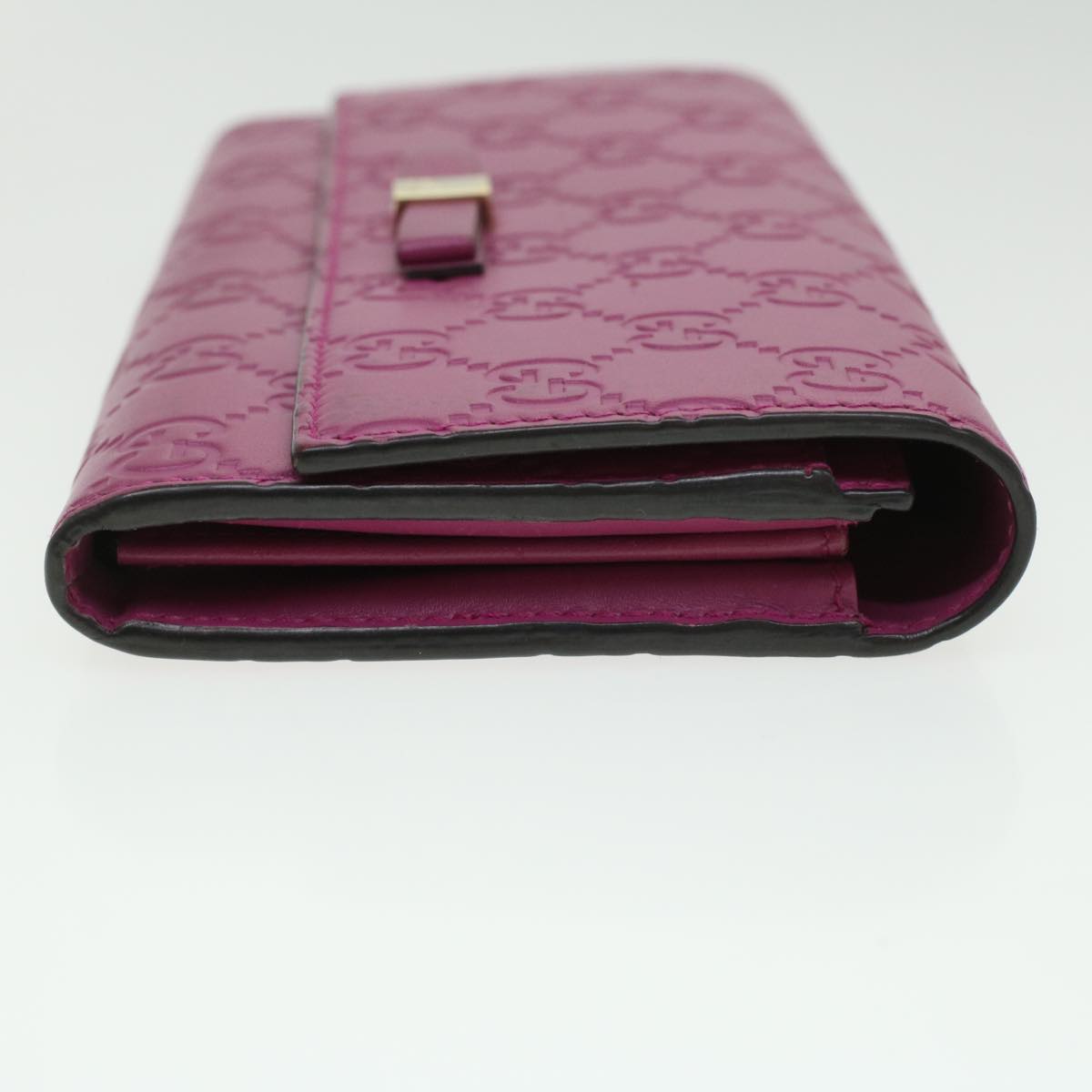 GUCCI ssima Long Wallet Pink 388679 36795