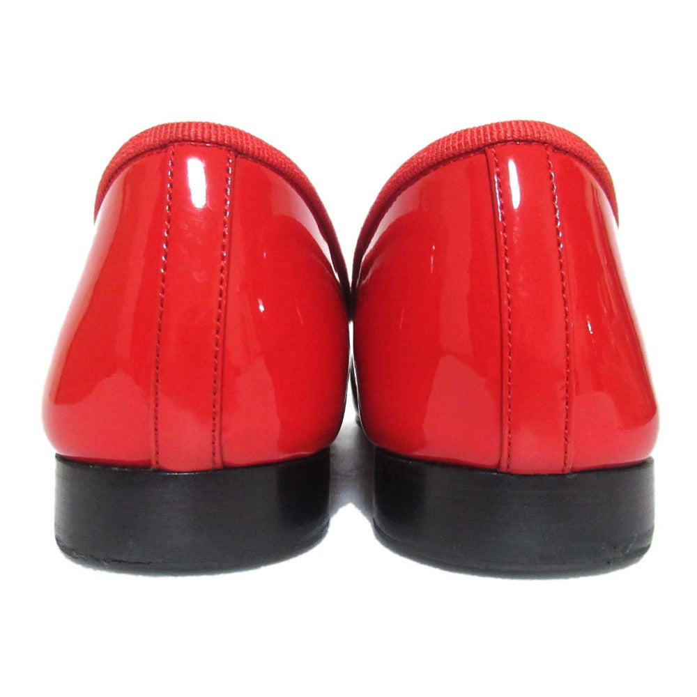 Chanel Coco Mark Patent Leather Ballerina Flats