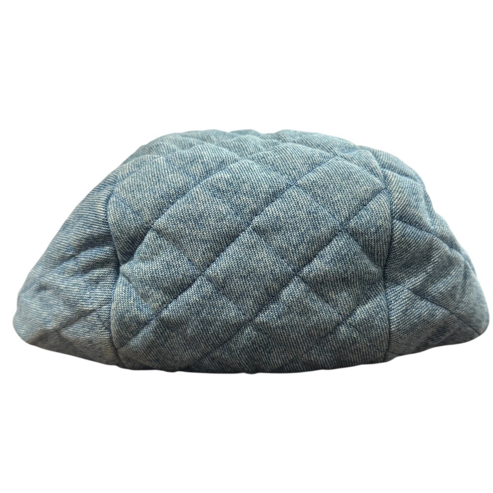 Chanel Matelassé Denim Cap