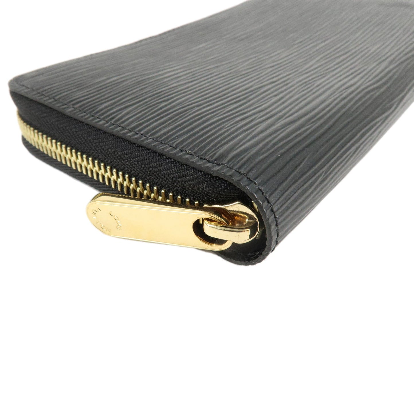 Louis Vuitton Epi Leather Zippy Around Wallet Noir Black M61857 d