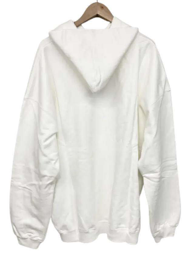 Luxury Balenciaga Trending 2025 Logo Print Over Fit Hoodie White