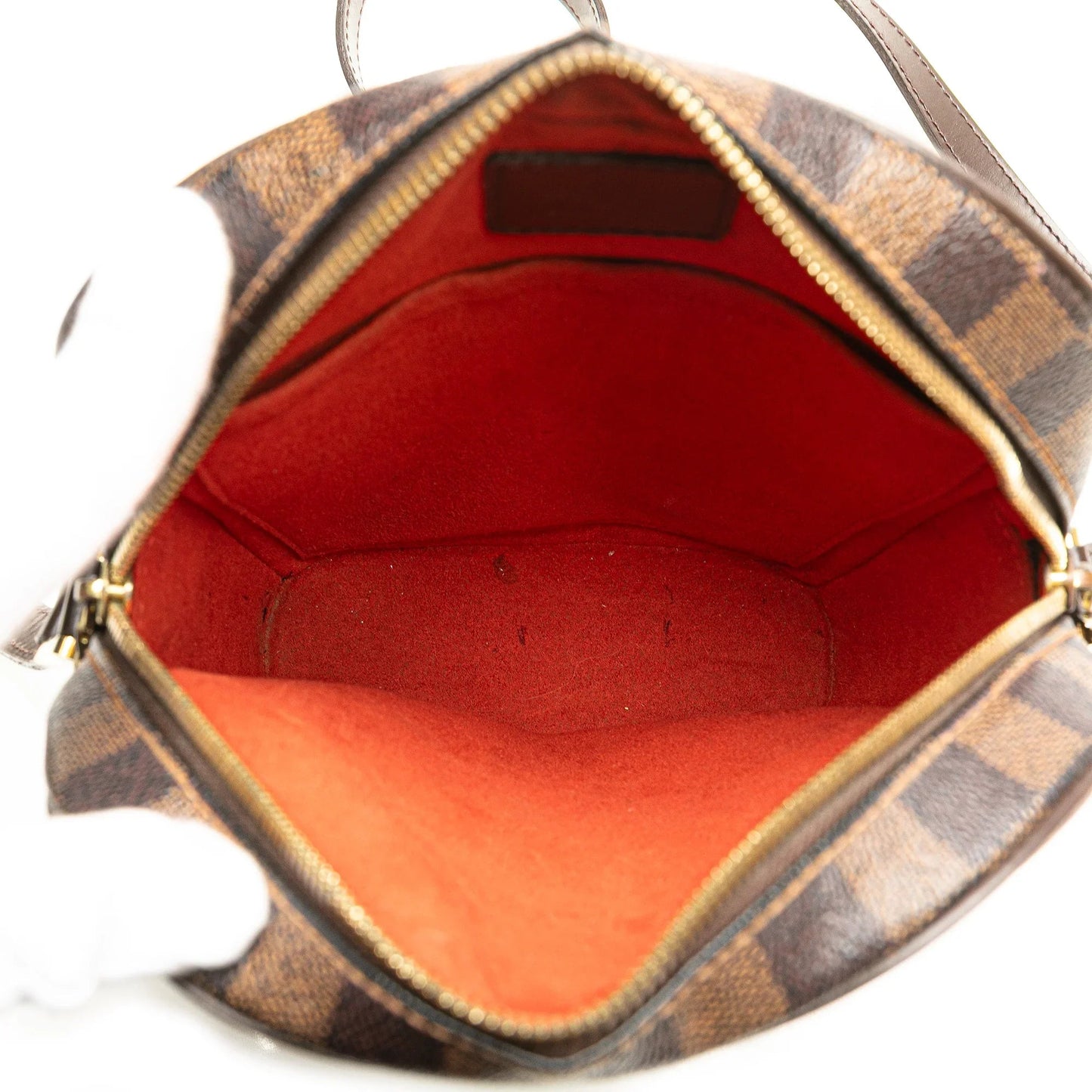 Brown Louis Vuitton Damier Ebene Ipanema PM Crossbody Bag
