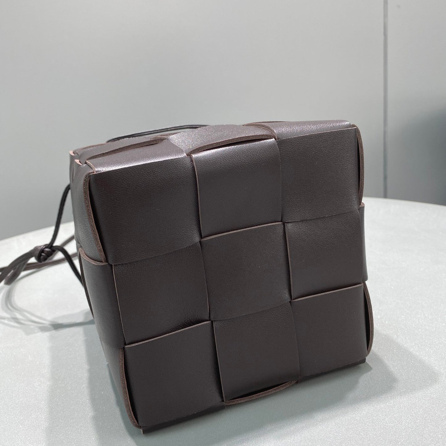 Top Quality Mini Cassette Bucket Bag Purple, For Women, Bags 5.5in/14cm