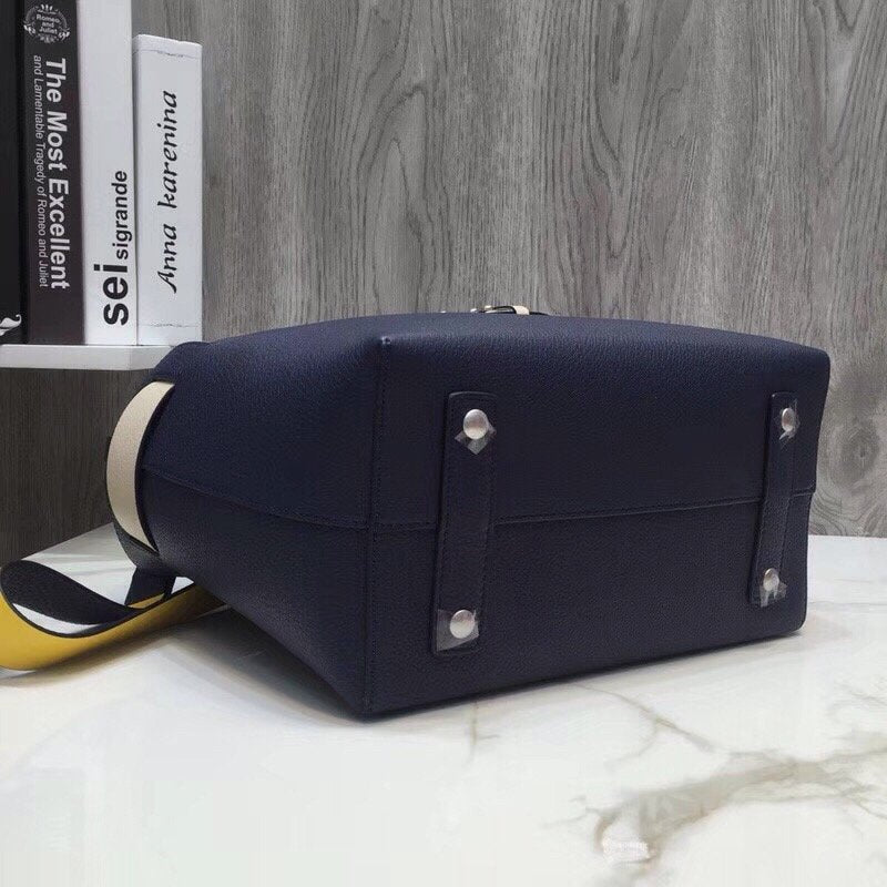 Top Quality Small Triple Stud Belt Bag Blue For Women, Bags 14in/36cm