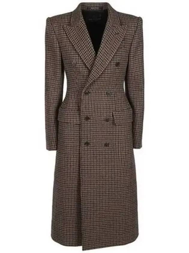 Luxury Balenciaga Trending 2025 Wool Double Coat Brown