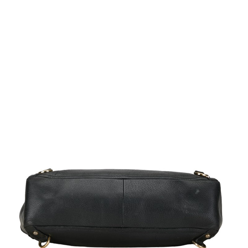 Gucci Abbey Shoulder Bag 141472 Black Leather Leather Gucci