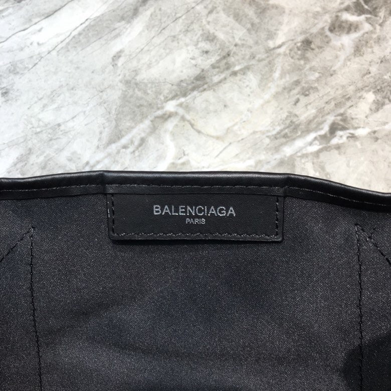 Top Quality Navy Small Cabas Tote Bag In Black, For Women, Bags 18.5in/47cm 3399332HH3N1000