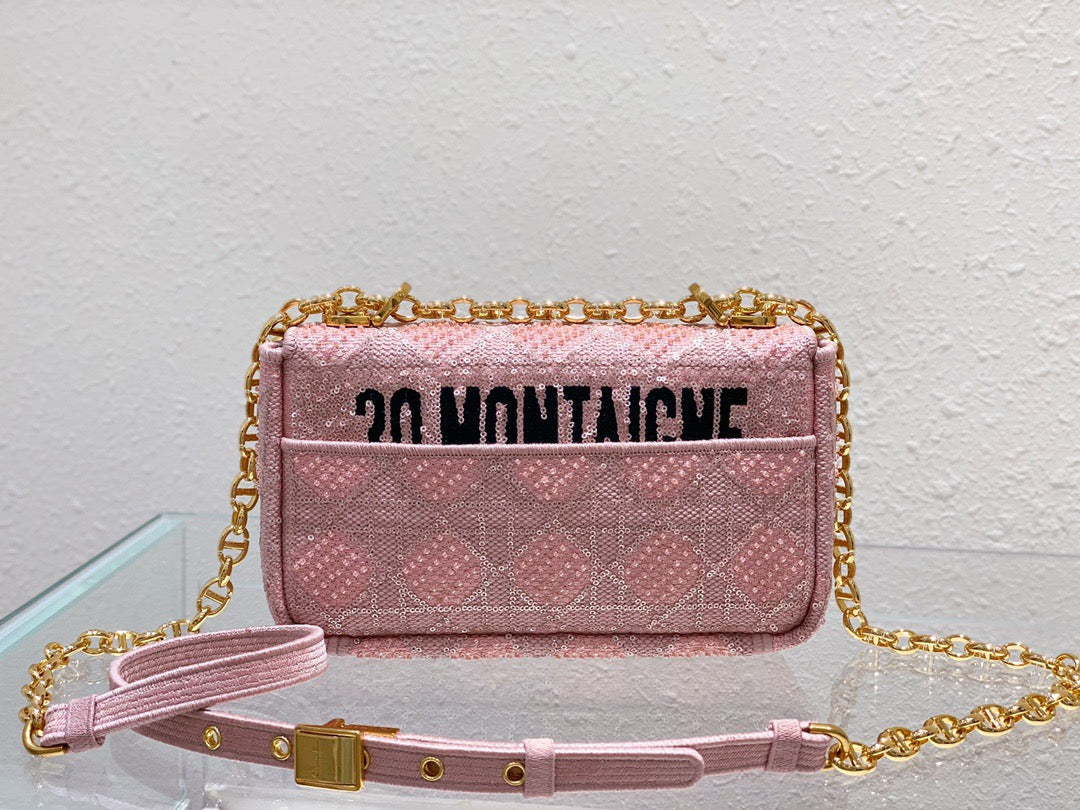 Top Quality MeTop Qualityum Caro Bag Pink, For Women, Womens Handbags 25.5cm/10in CD