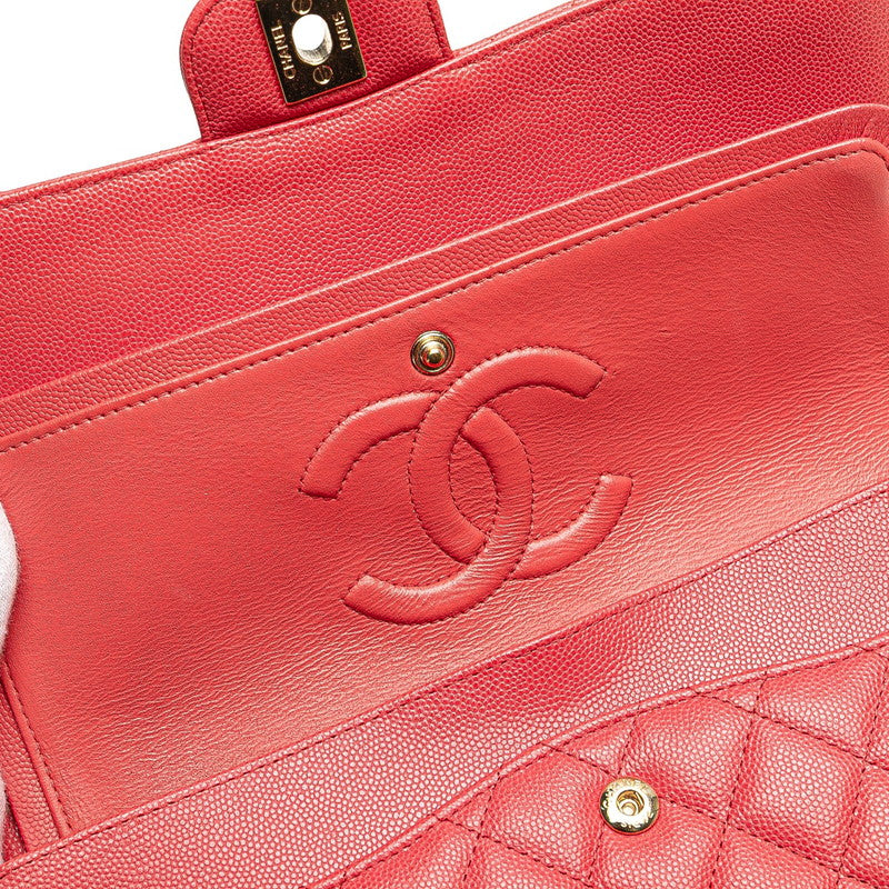 Chanel Coco Mark Matelasse Caviar Skin 2way Shoulder Bag