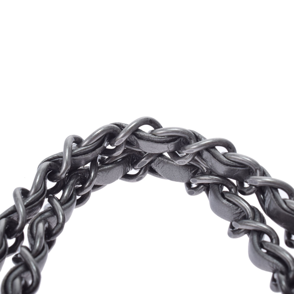 Chanel Chain Me Gray/ Silver Hardware Aged Calfskin Tote Bag