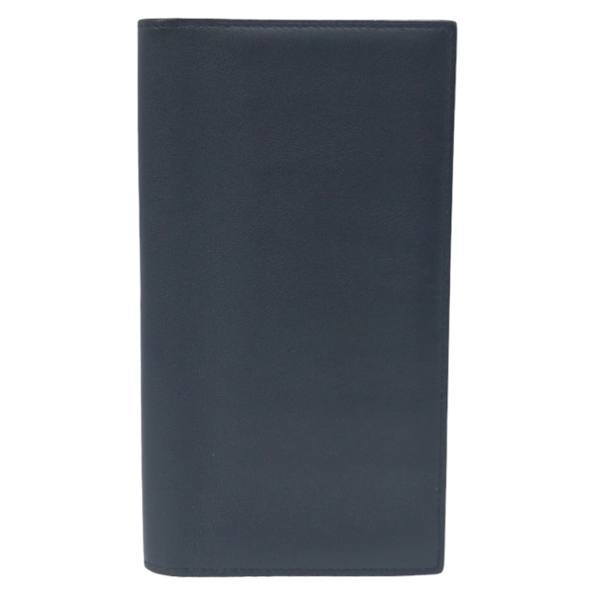 HERMES Bill Compartment leather Black black Bill Compartment Bifold Wallet Citizen twill mens d