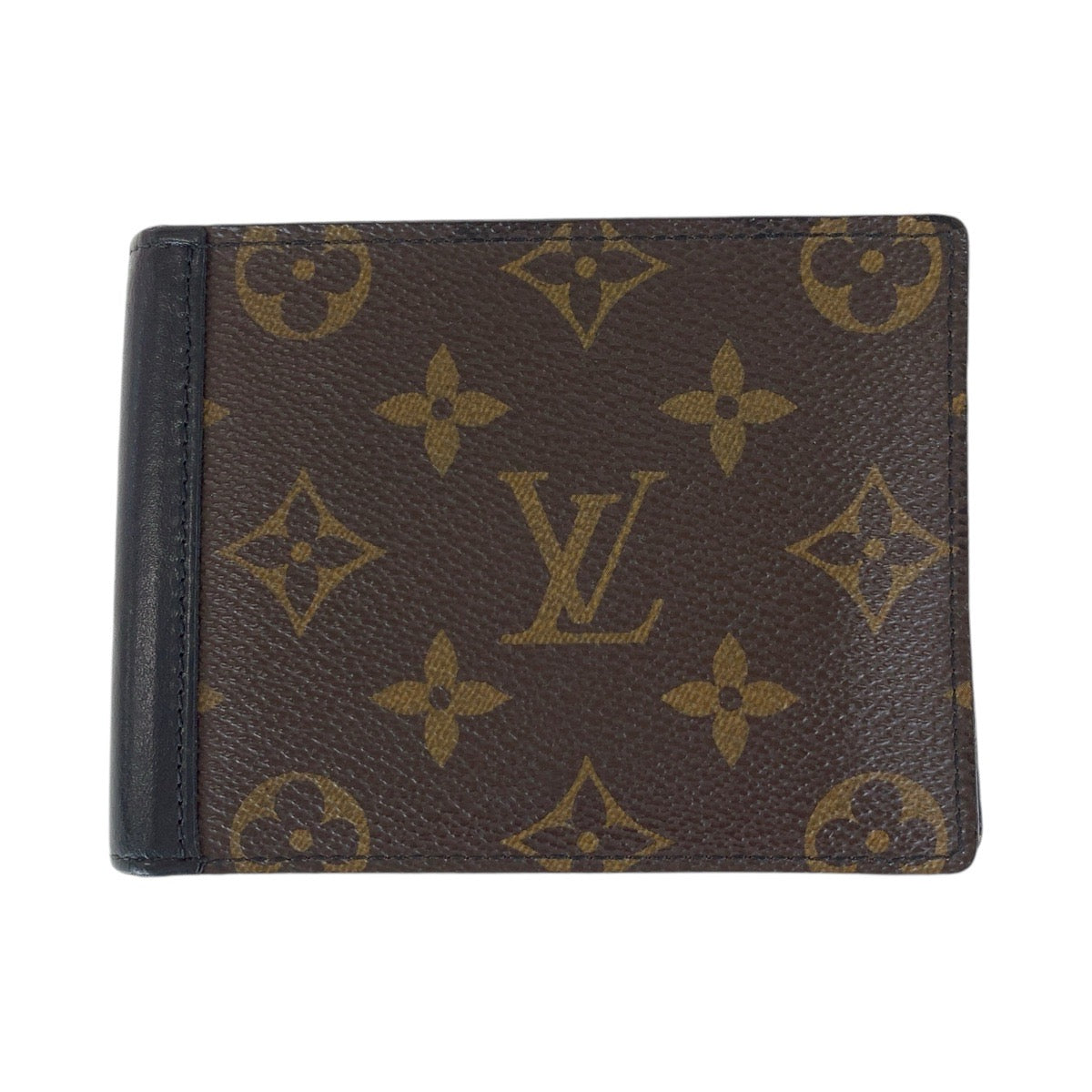 LOUIS VUITTON Bifold Wallet M60411 PVC, Leather Brown Black SilverMetal Folding wallet Compact wallet Monogram Macasa Portefeuille Mindoro mens d
