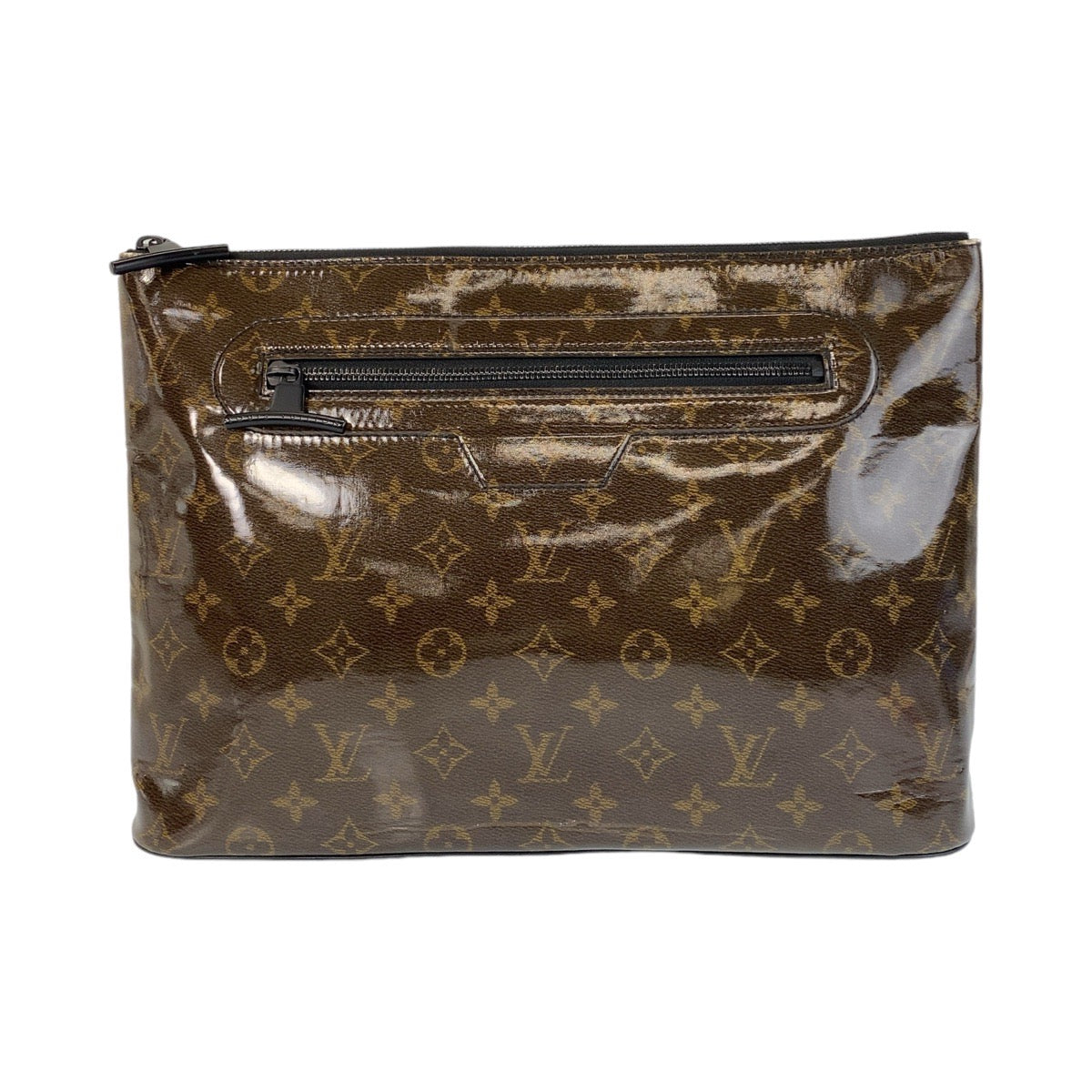 LOUIS VUITTON Clutch bag M63271 PVC Brown Clutch bag business bag Monogram Glaze pochette cosmos mens d