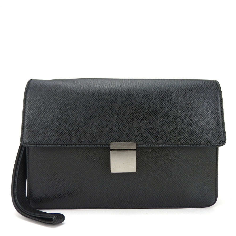 LOUIS VUITTON business bag M30782 Taiga black Selenga mens d