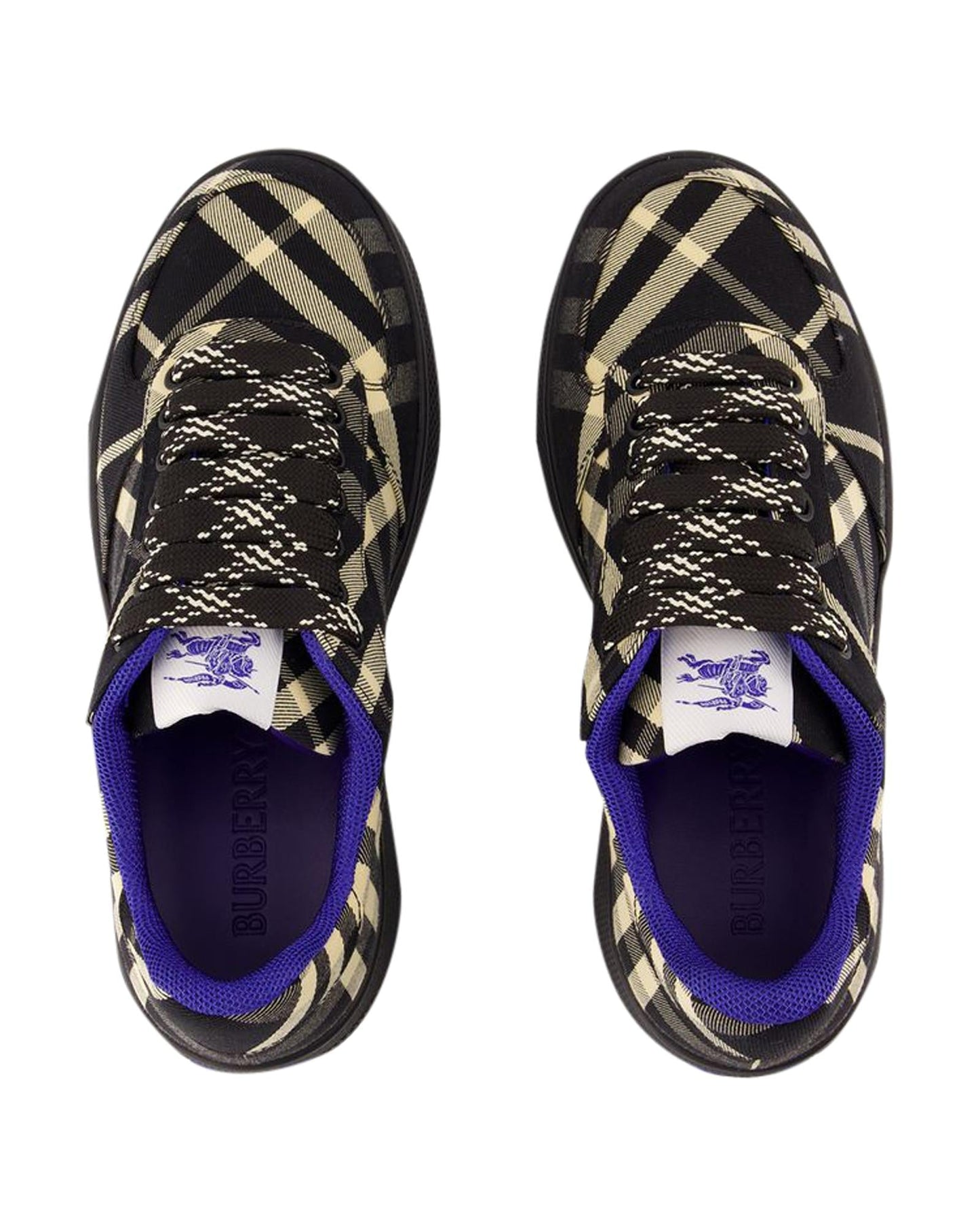 Burberry Arthur Plaid LowTop Sneakers Women Black | Black