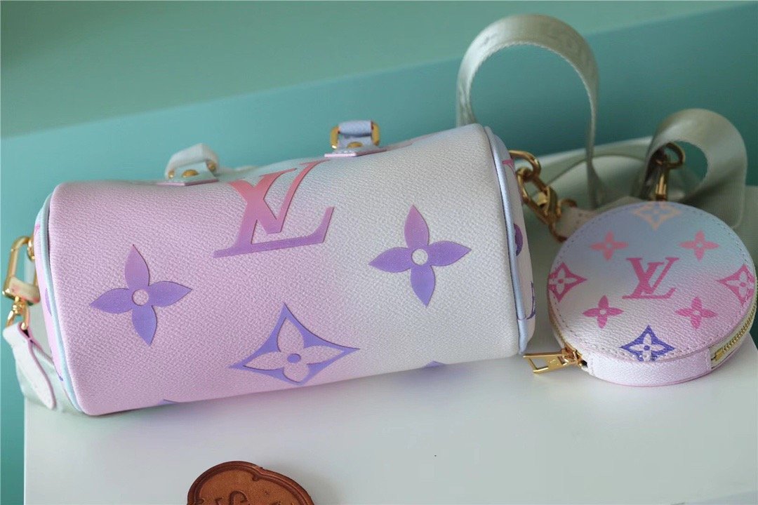 Top Quality Papillon BB Bag Classic Monogram For Women 20cm Sunrise Pastel Top Quality M46078