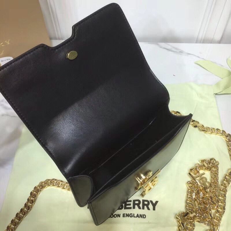 Top Quality Tb Chain Belt Bag Black For Women, Bags 6.6in/17cm