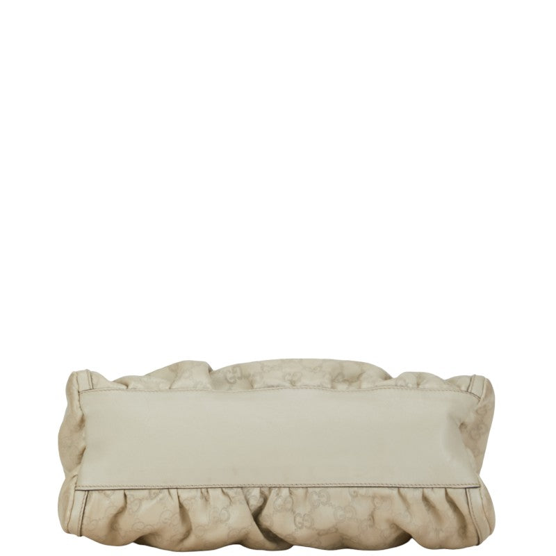 Gucci Abbey One-Shoulder Handbag 190525 Ivory White Leather Gucci