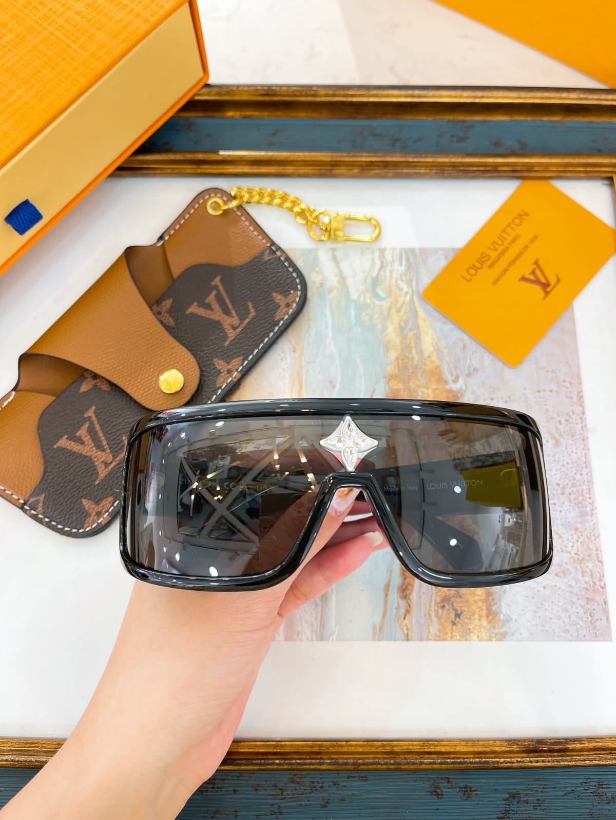 Louis Vuitton Cy Sport Mask Sunglasses