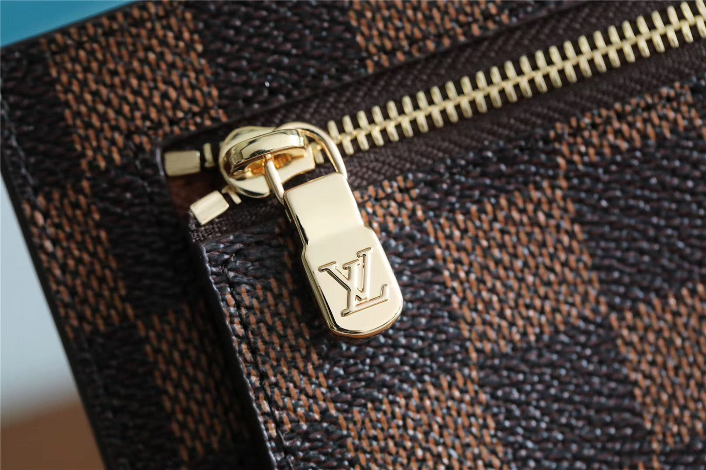 Top Quality ID Card Holder Damier Graphite Canvas Brown For Men, Wallet 13cm Top Quality N60378