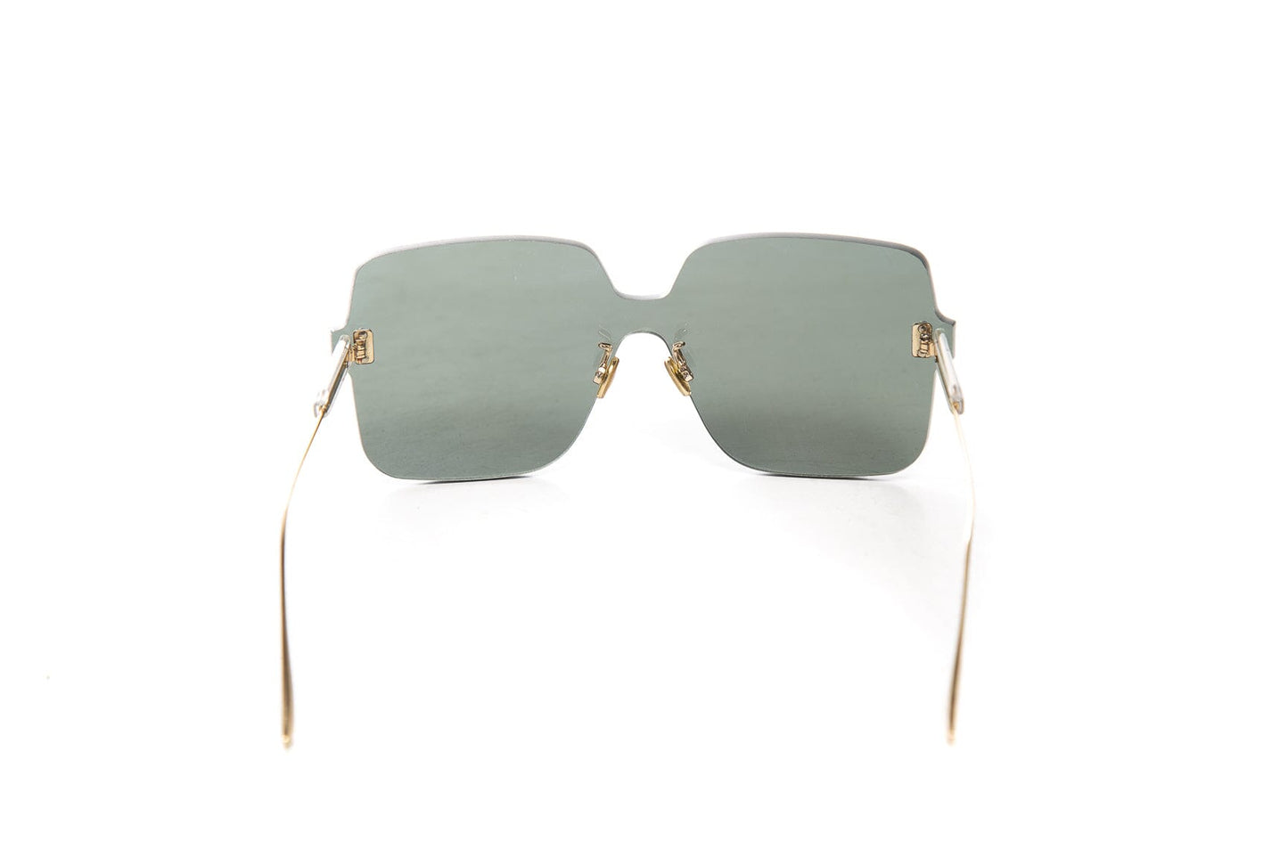 Christian Dior Silver Large Square Sunglasses