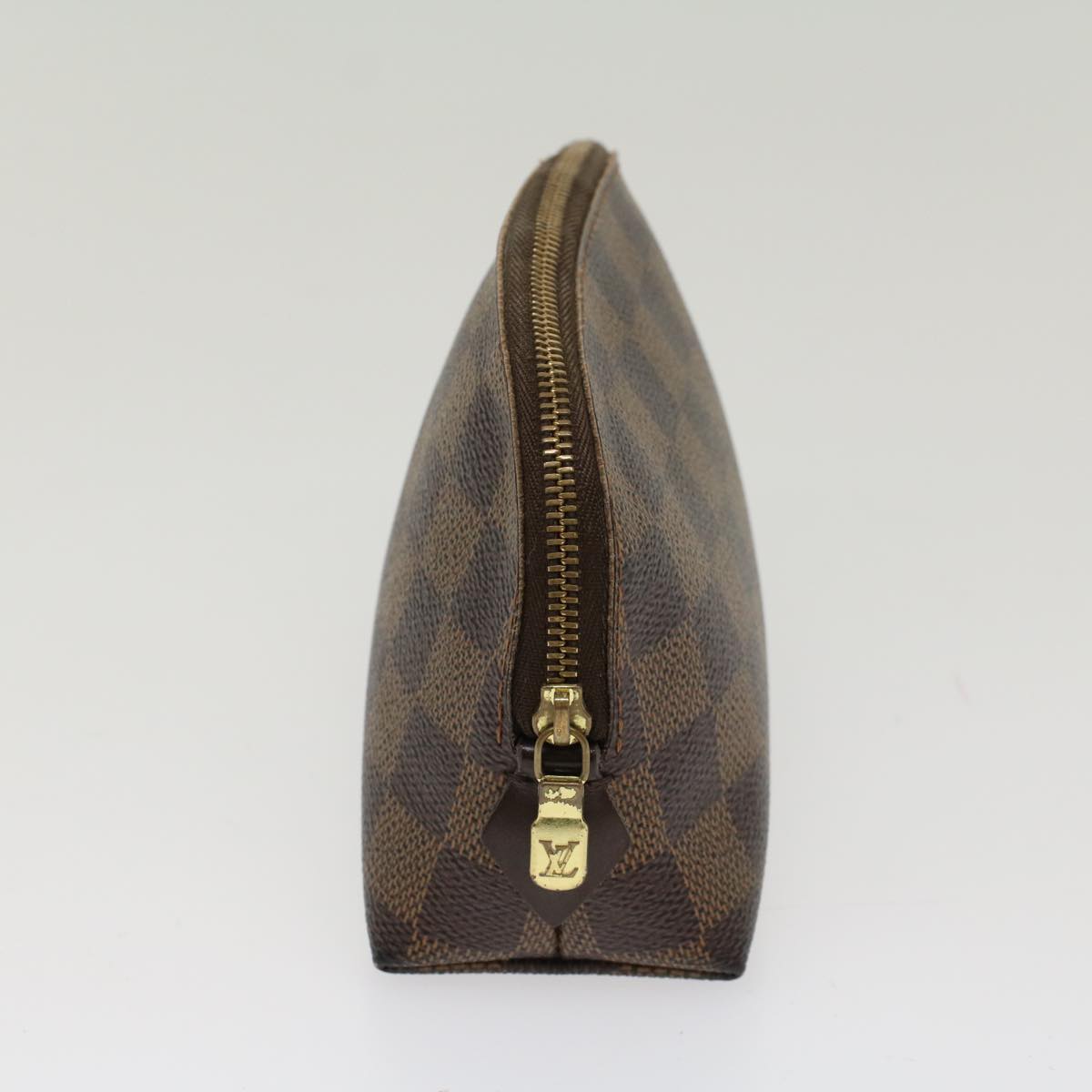 LOUIS VUITTON Damier Ebene Pochette Cosmetic PM Pouch N47516 LV 47836