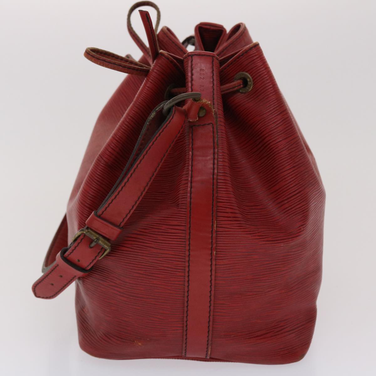 LOUIS VUITTON Epi Petit Noe Shoulder Bag Red M44107 LV 47968