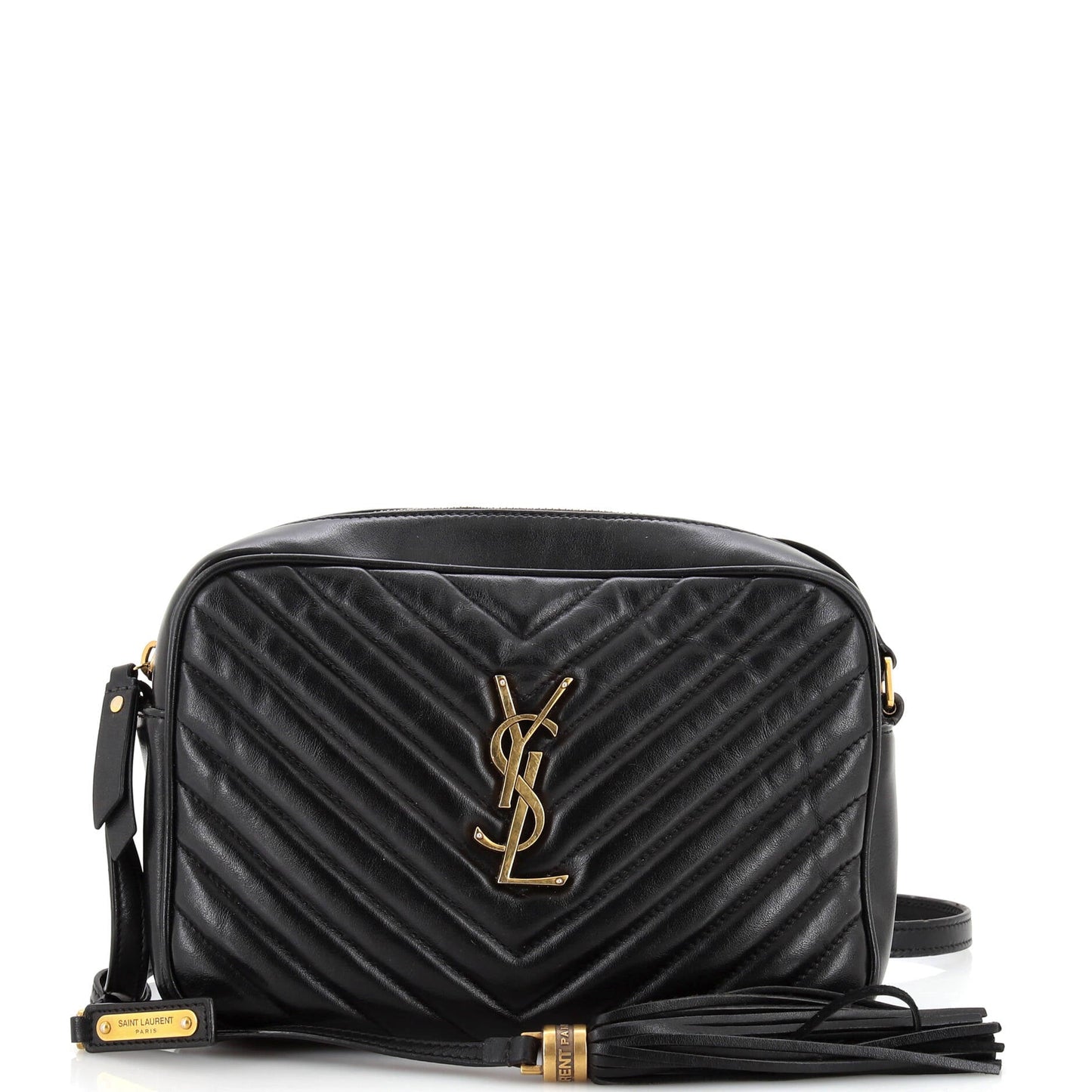 Luxury Saint Laurent Trending 2025 Lou Camera Bag Matelasse Chevron Leather Small