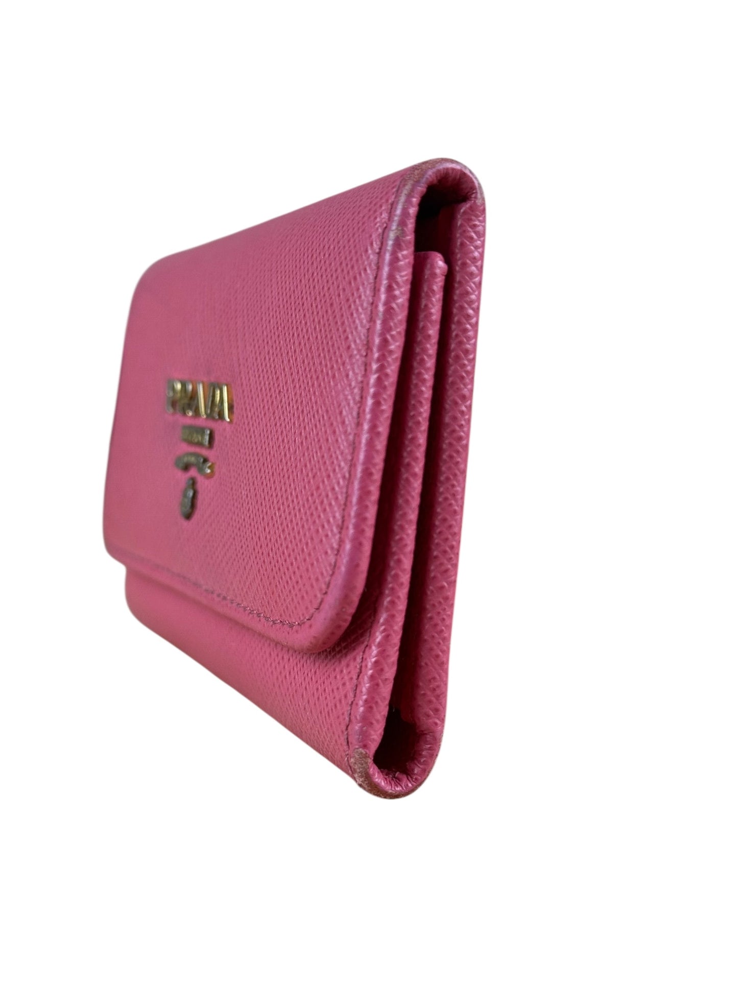 Prada Pink Compact Key Holder