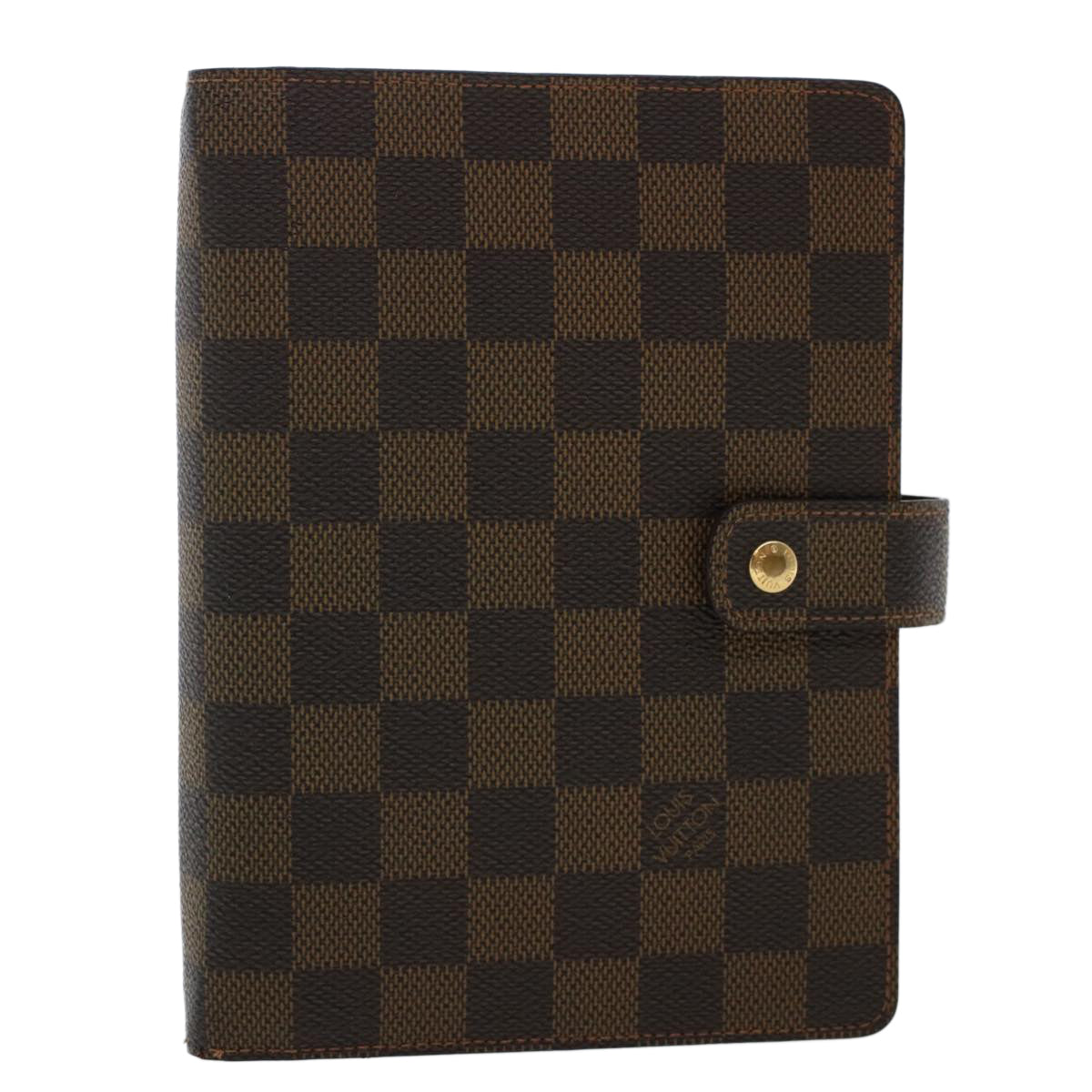 LOUIS VUITTON Damier Ebene Agenda MM Day Planner Cover R20240 LV 48770