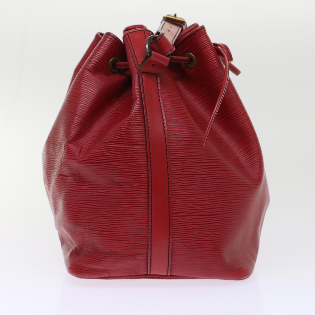 LOUIS VUITTON Epi Petit Noe Shoulder Bag Red M44107 LV 48976