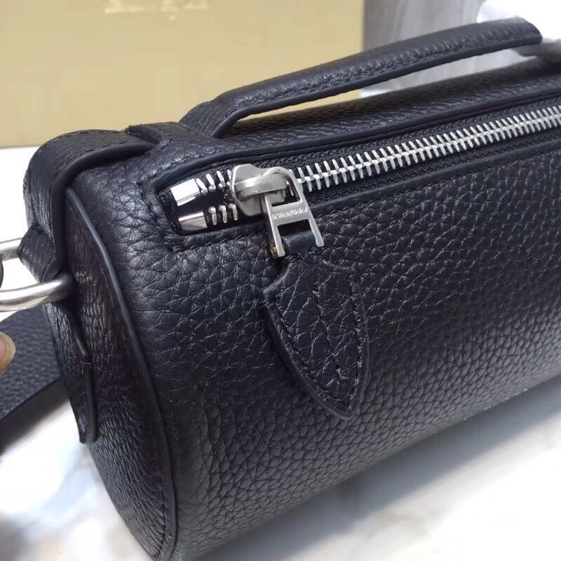 Top Quality Barrel Bag Black For Women, Bags 8.3in/21cm