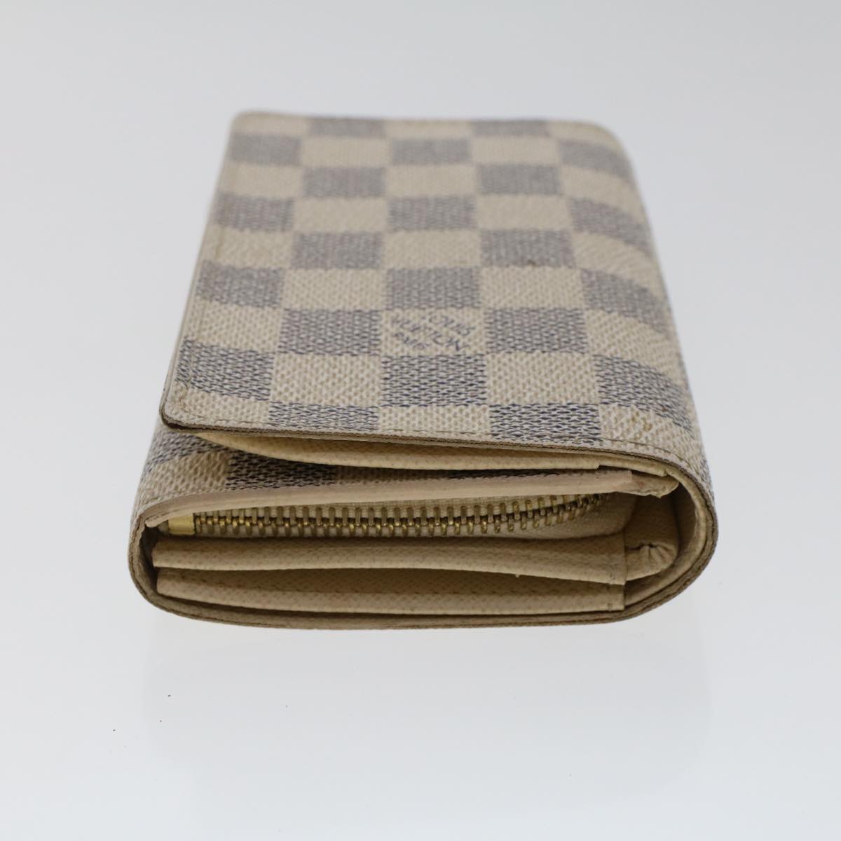 LOUIS VUITTON Damier Azur Portefeuille Tresol Wallet N61744 LV 49193